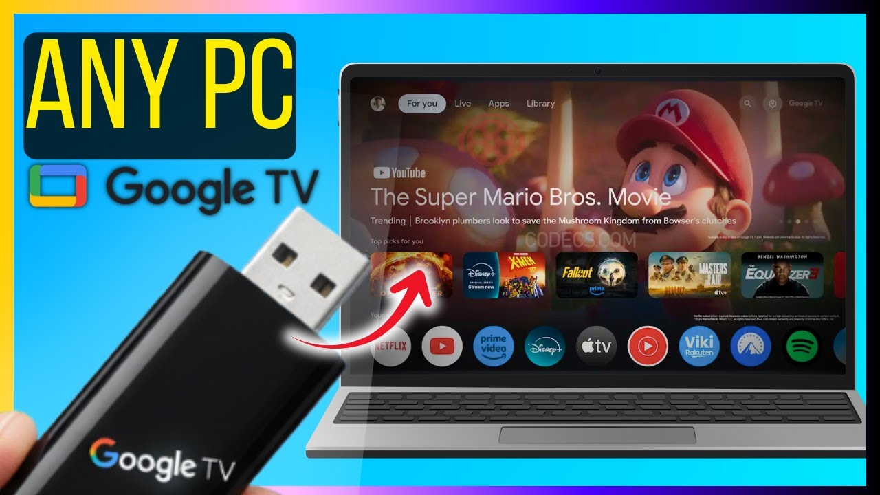 Как установить Google TV на USB-накопитель и использовать его на любом компьютере в любом месте |...