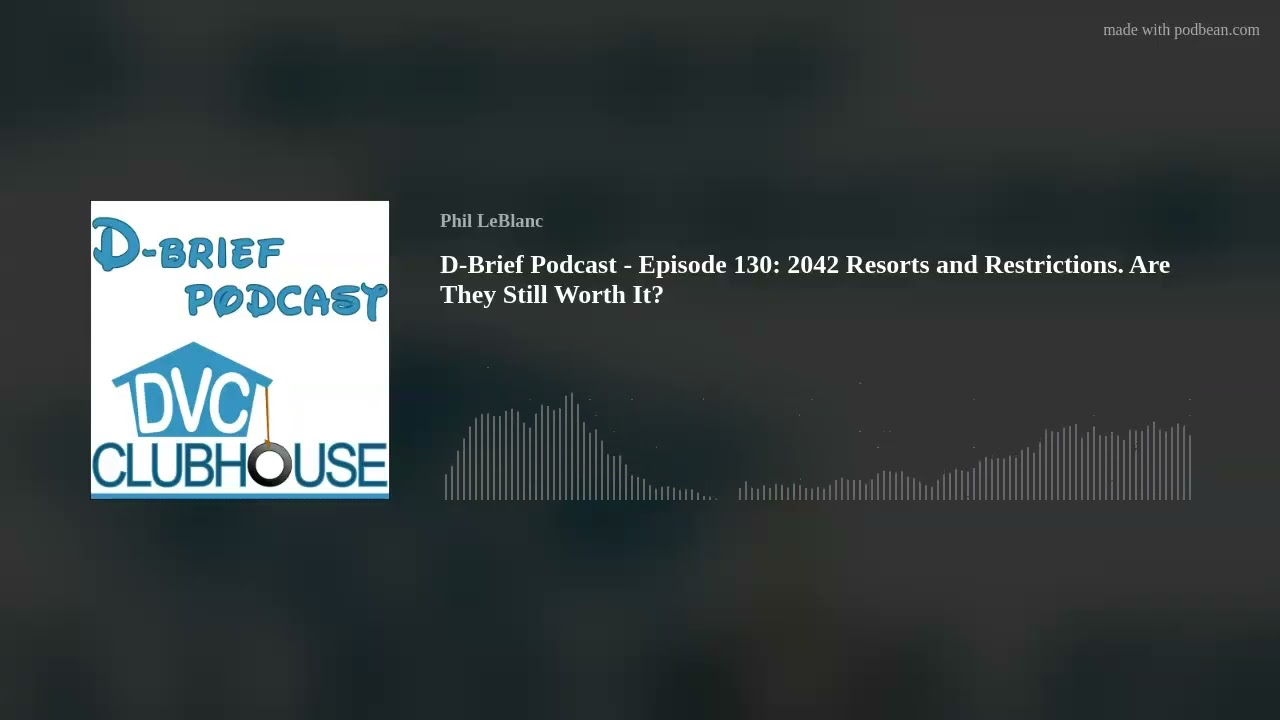 D-Brief Podcast - Episode 130: 2042 Resorts and Restrictions. Are They Still Worth It?