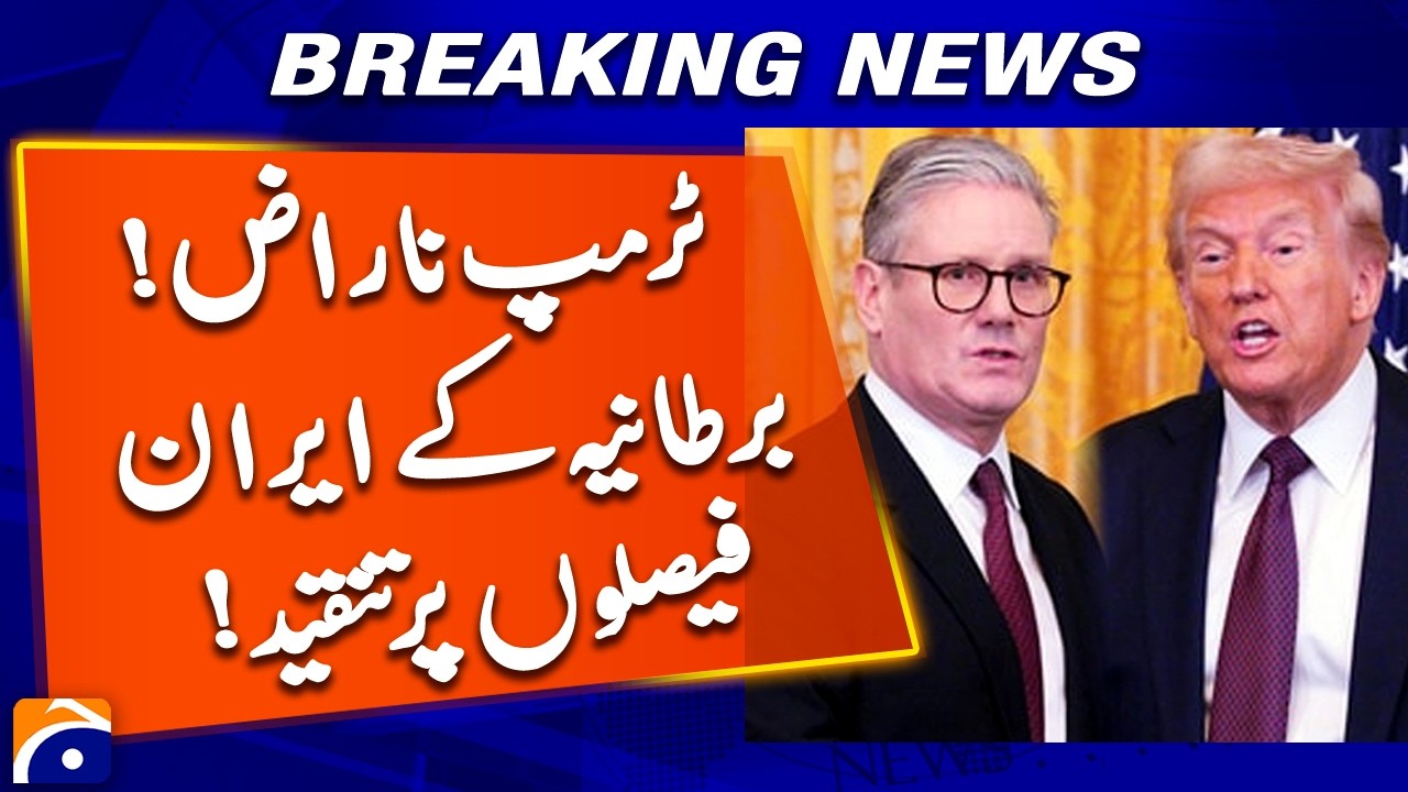 Trump Criticizes UK PM Over Early Iran Strike Decisions – Latest Updates