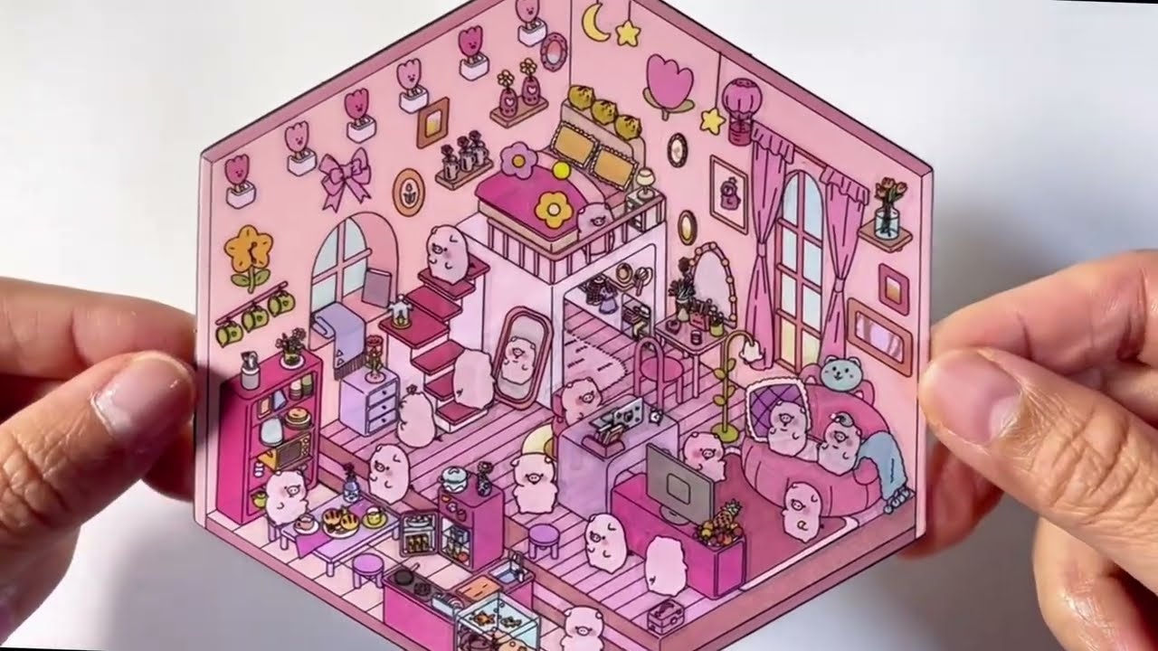 Watch Me Build a Cute Book Shop Scene!