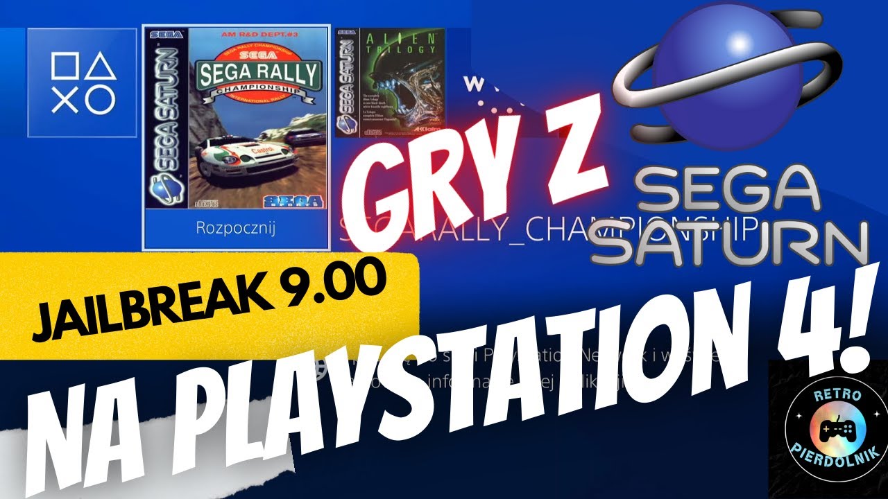 Gry z Sega Saturn na Playstation 4 z Jailbreak! Jak zainstalować FPKG Saturn na PlayStation4 9.00