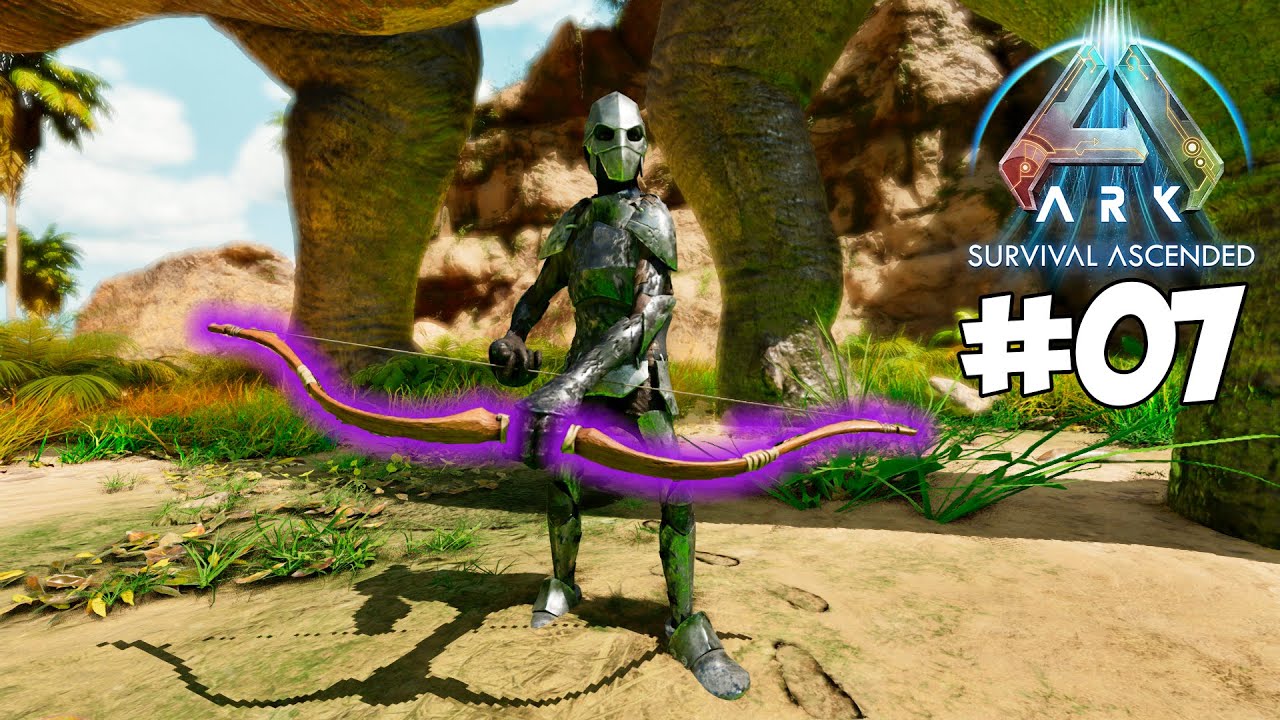 CONSEGUIMOS UM MERGA ARCO NA CAVE!!  ep.07 - ARK PRIMAL ASCENDED