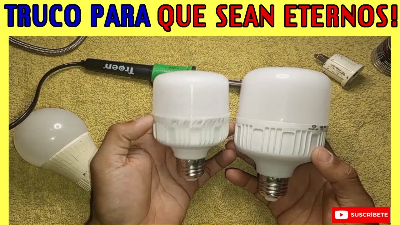 CON ESTE TRUCO NO VOLVER&Aacute;S A COMPRAR UN FOCO O BOMBILLO MAS NUNCA EN LA VIDA!!