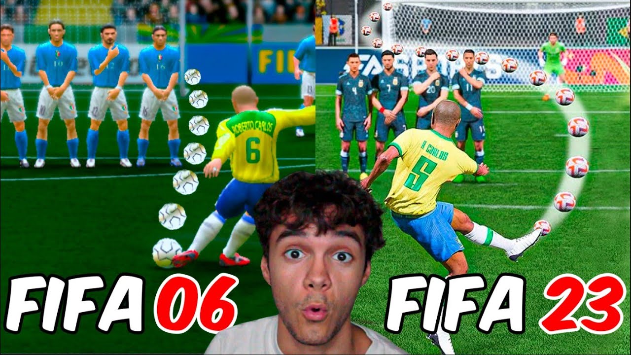 ¡JUEGO CON ROBERTO CARLOS EN CADA FIFA!