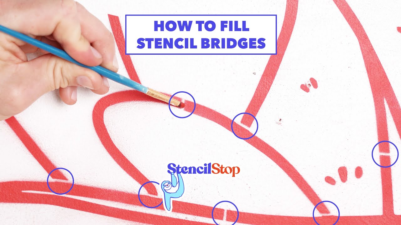 How to Fill and Hide Bridges in Stencils (BRIDGE TUTORIAL)
