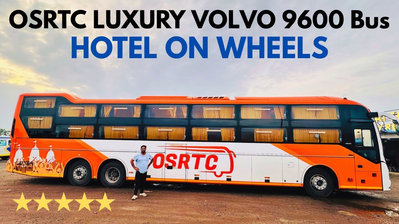 Puri to Hyderabad in Luxurious OSRTC Volvo 9600 Sleeper Bus | 23Hours in Jagannath Express OSRTC Bus