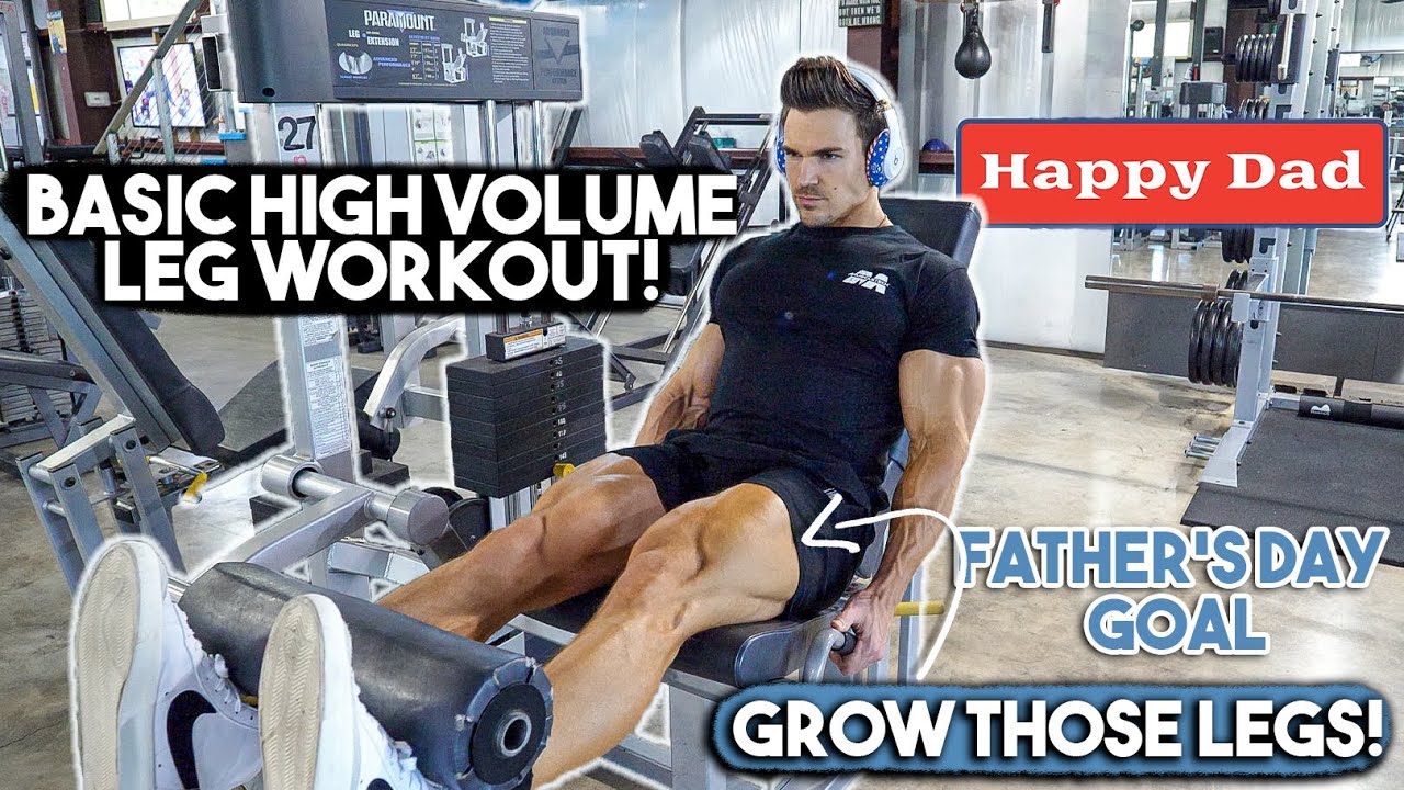 HAPPY DAD | BASIC HIGH VOLUME LEG WORKOUT