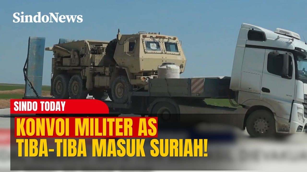 Konvoi Militer AS Tiba-Tiba Masuk Suriah! Ketegangan Perang Makin Memanas | Sindo Today | 12/03