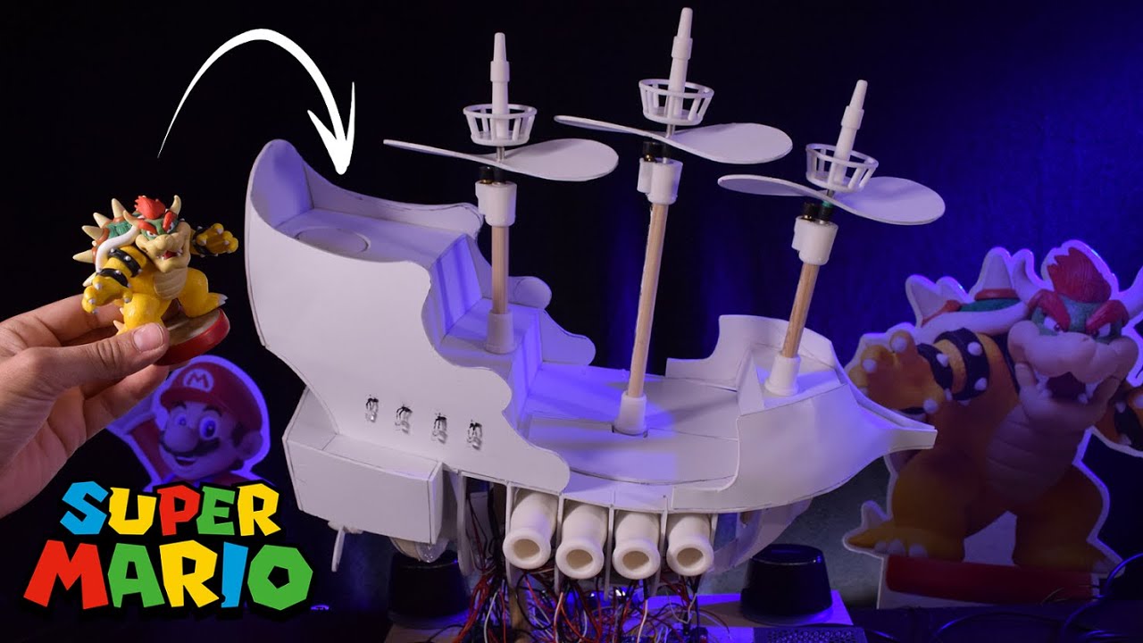 Bowser's Airship automated Diorama DIY (Part1)