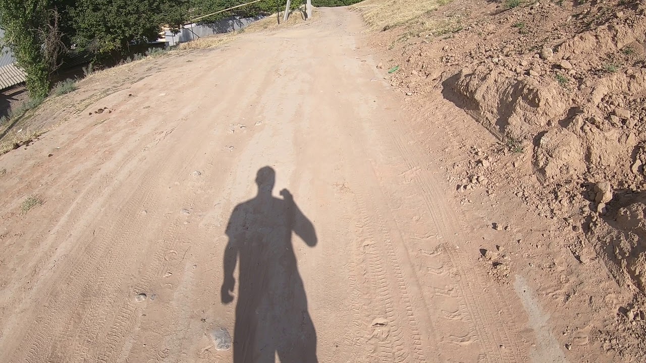 Состояние дороги на 02.08.18г. город Ленгер улица Шахтерская
