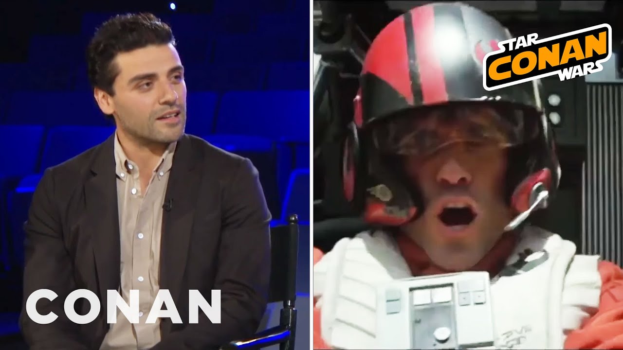 Oscar Isaac Got Flying Advice From Harrison Ford | CONAN on TBS