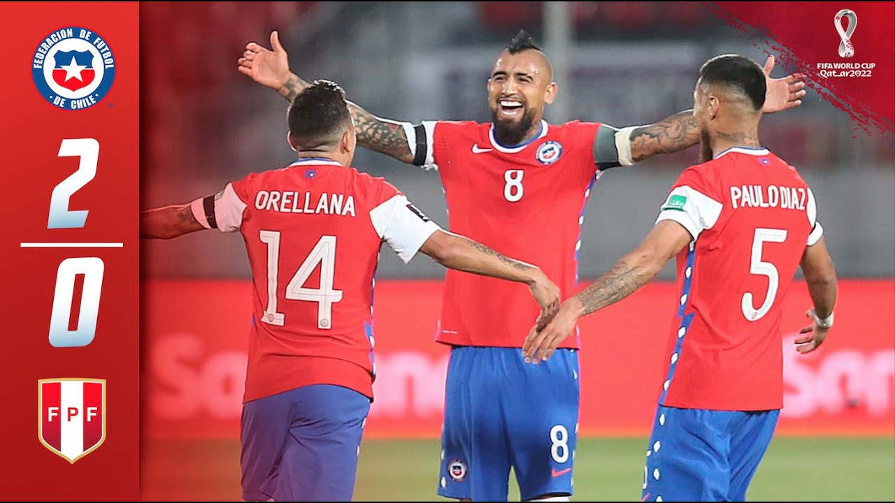 Chile vs Per&uacute; 2-0 Goles y Resumen del partido I Eliminatorias Qatar 2022