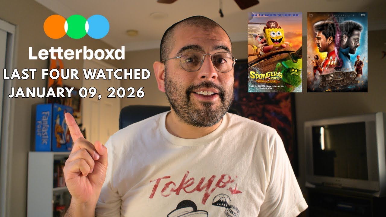 Letterboxd Last Four Watched - Spongebob, Flushed Away, RRR, IP Man