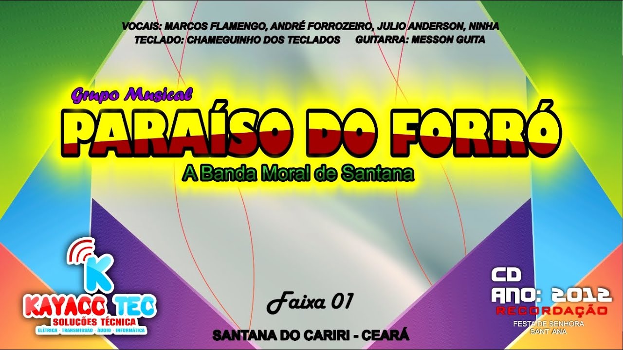 Paraíso do Forró - CD Ano 2012 (Festa Senhora Sant'Ana)