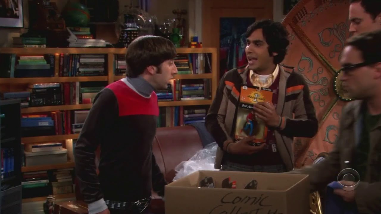 "I call dibs on the "Golden Age Flash"." The Big Bang Theory quote S01E14 Raj Koothrappali