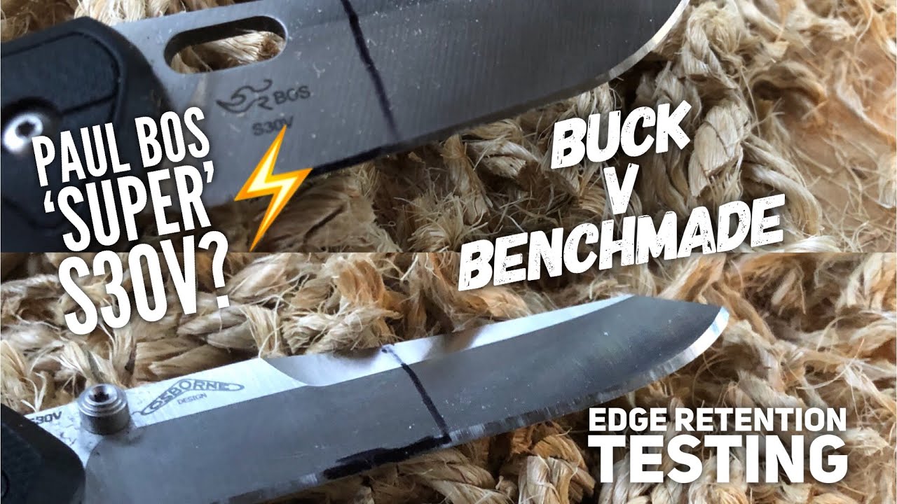 Ажиотаж вокруг термообработки? Bucks Bos S30V против Benchmade S30V &mdash; сравнение сохранения кромок