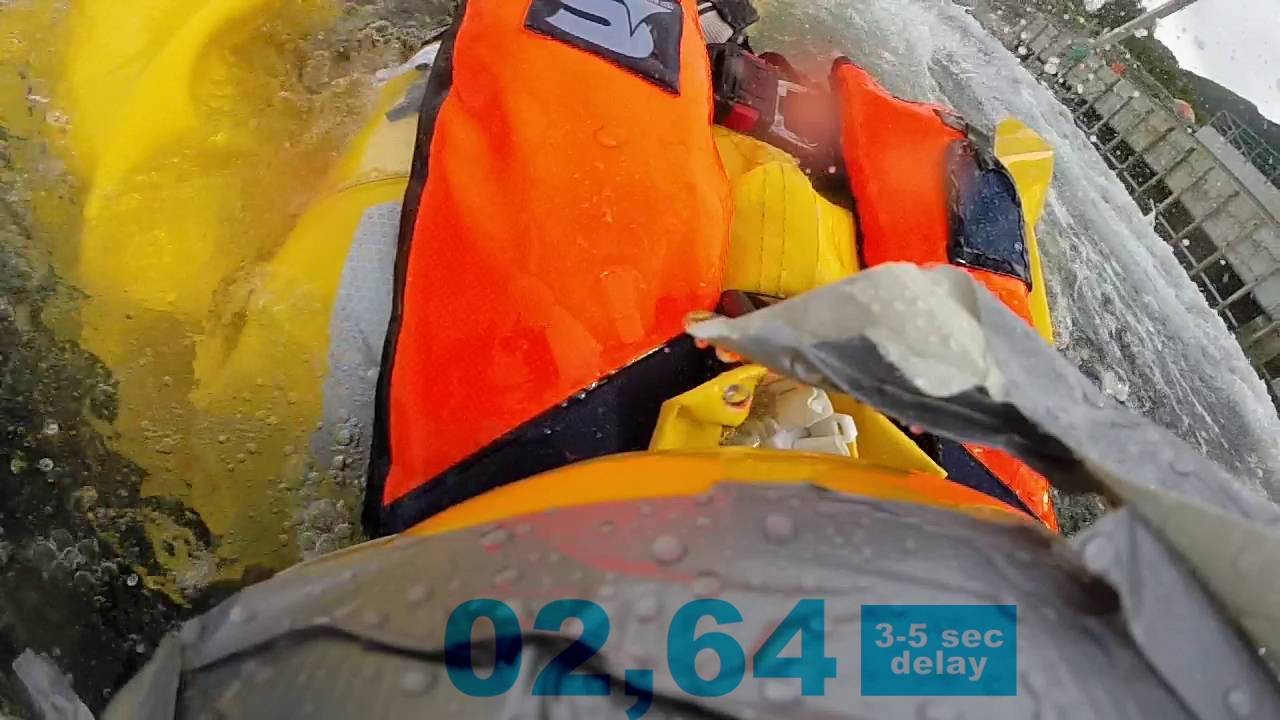 SECUMAR GOLF 275 AS lifejacket drop test from 55 meters
