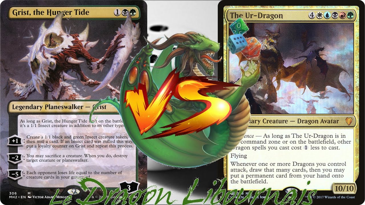 Grist (Alexis Rigolet) VS Ur Dragon (Quentin Théodore) - MTG EDH Duel Commander Cartes Magic