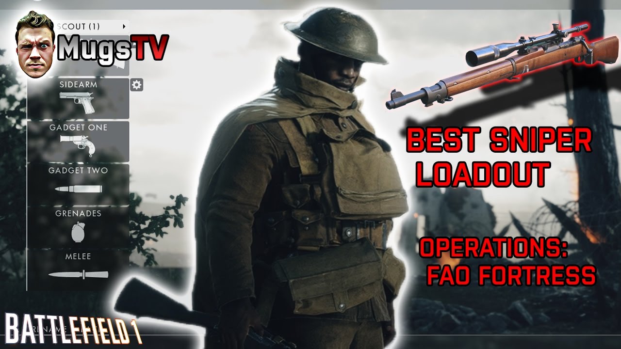 BATTLEFIELD 1 BEST SNIPER LOADOUT | M1903 