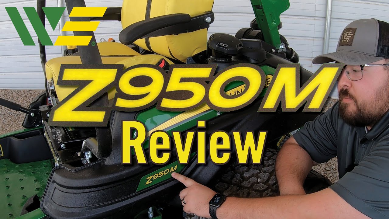 Обзор и осмотр газонокосилки John Deere Z950M Zero Turn 2022 года