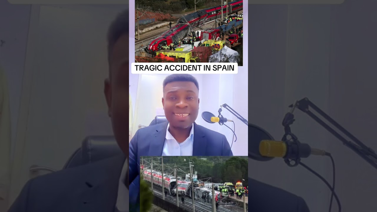 Tragic train accident  in Spain