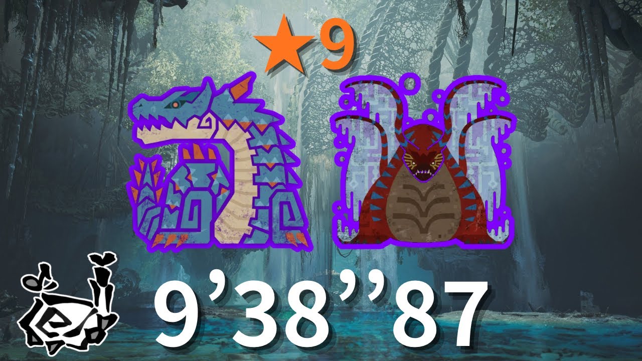 [MHWilds] 歴戦ラギアクルス&歴戦ウズ・トゥナ (星9) 狩猟笛 ソロ 9分38秒 / ★9 Uth Duna & Lagiacrus Hunting Horn TA