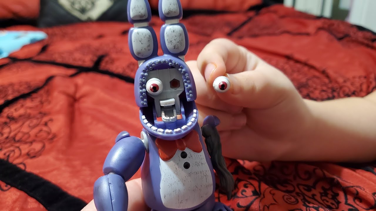 How to Remove and Put Back the Eyes on Your FNAF Jazwares Bonnie Endo Series Action Figures