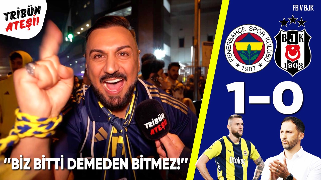 ''BİZ BİTTİ DEMEDEN BİTMEZ!'' I Fenerbah&ccedil;e 1-0 Beşiktaş | Ma&ccedil; Sonu Taraftar R&ouml;portajları! #fb #bjk