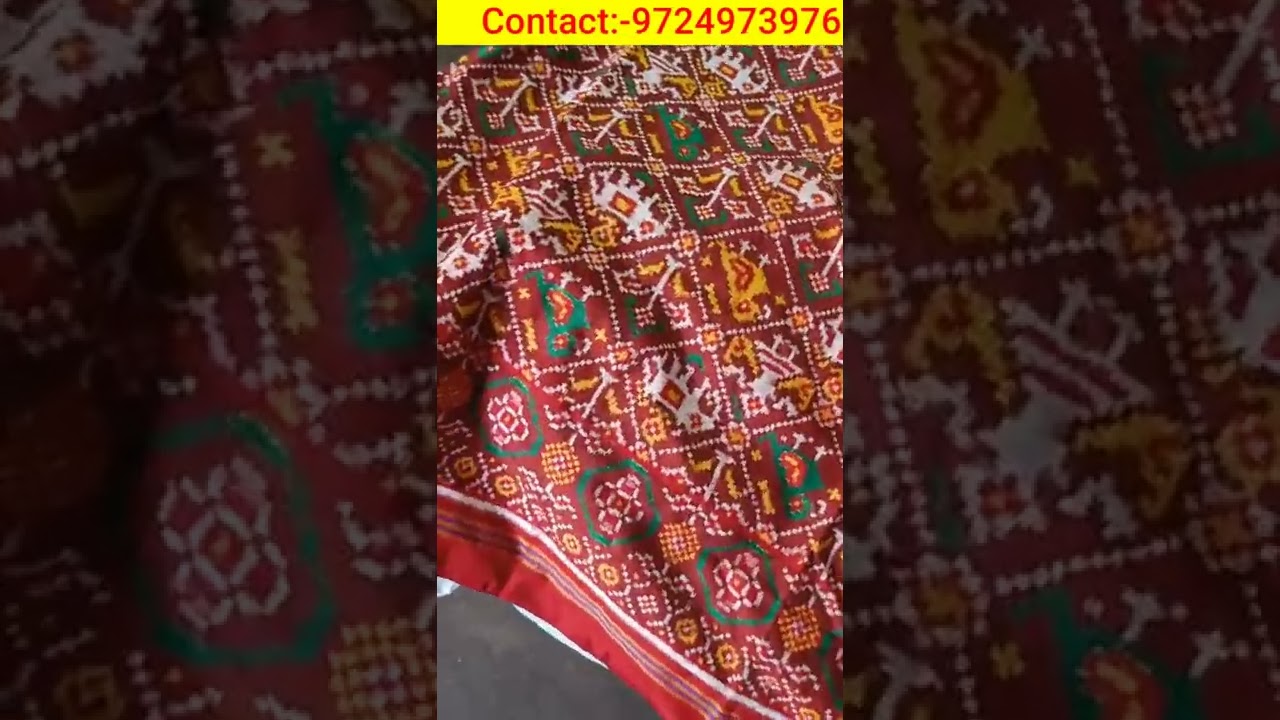 double ikkat patola sarees | PATAN PATOLA | #patola #patolasaree #sarees