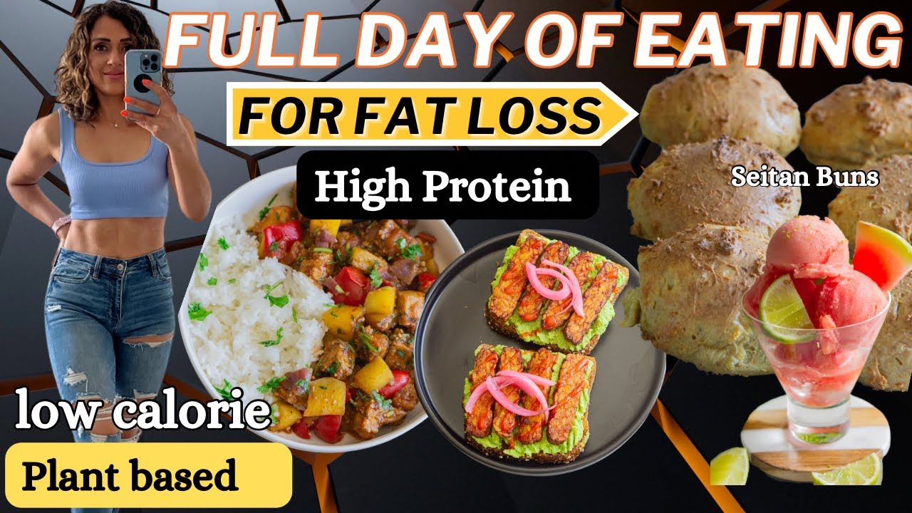 What I eat to lose fat |121g Protein, 1537 calories| High protein buns & Easy High protein meals