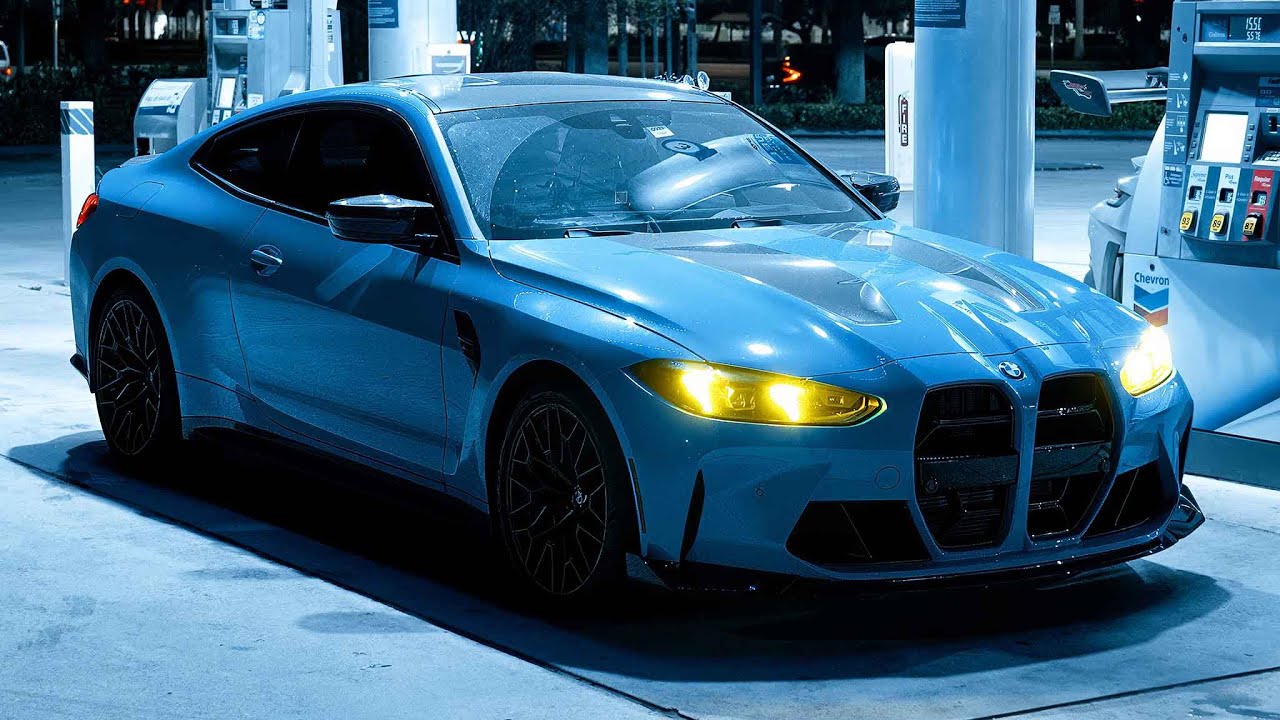 BMW M4 CS POV Night Drive Pure Sound ASMR