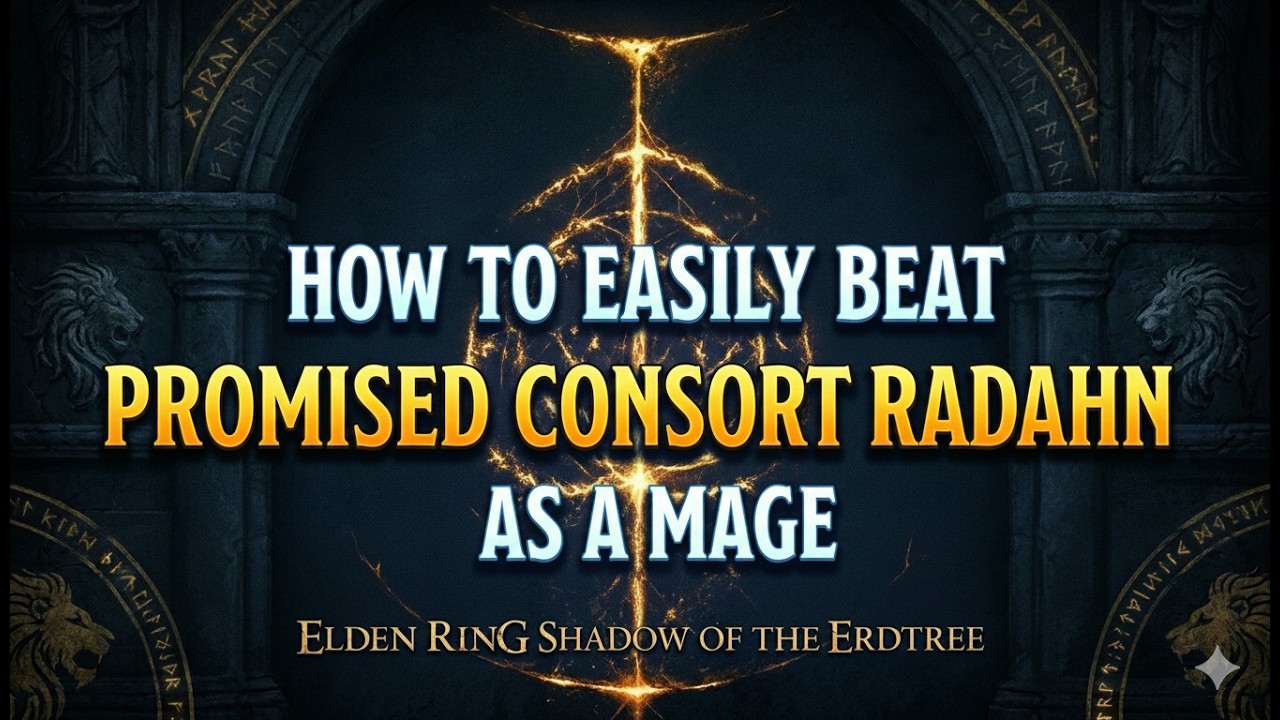 HOW TO EASILY BEAT Promised Consort Radahn As a Mage | Elden Ring Shadow Of The Erdtree