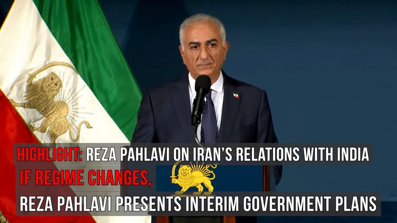 Crown Prince Reza Pahlavi Presents interim Government Plan If Regime Change Occurs | Reacts On India
