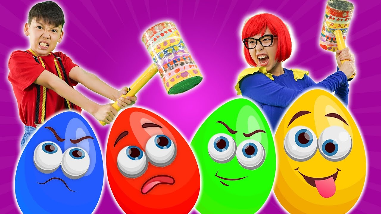 Surprise Eggs Kids Songs x Finger Family Professions +More | Hokie Pokie Kids Videos