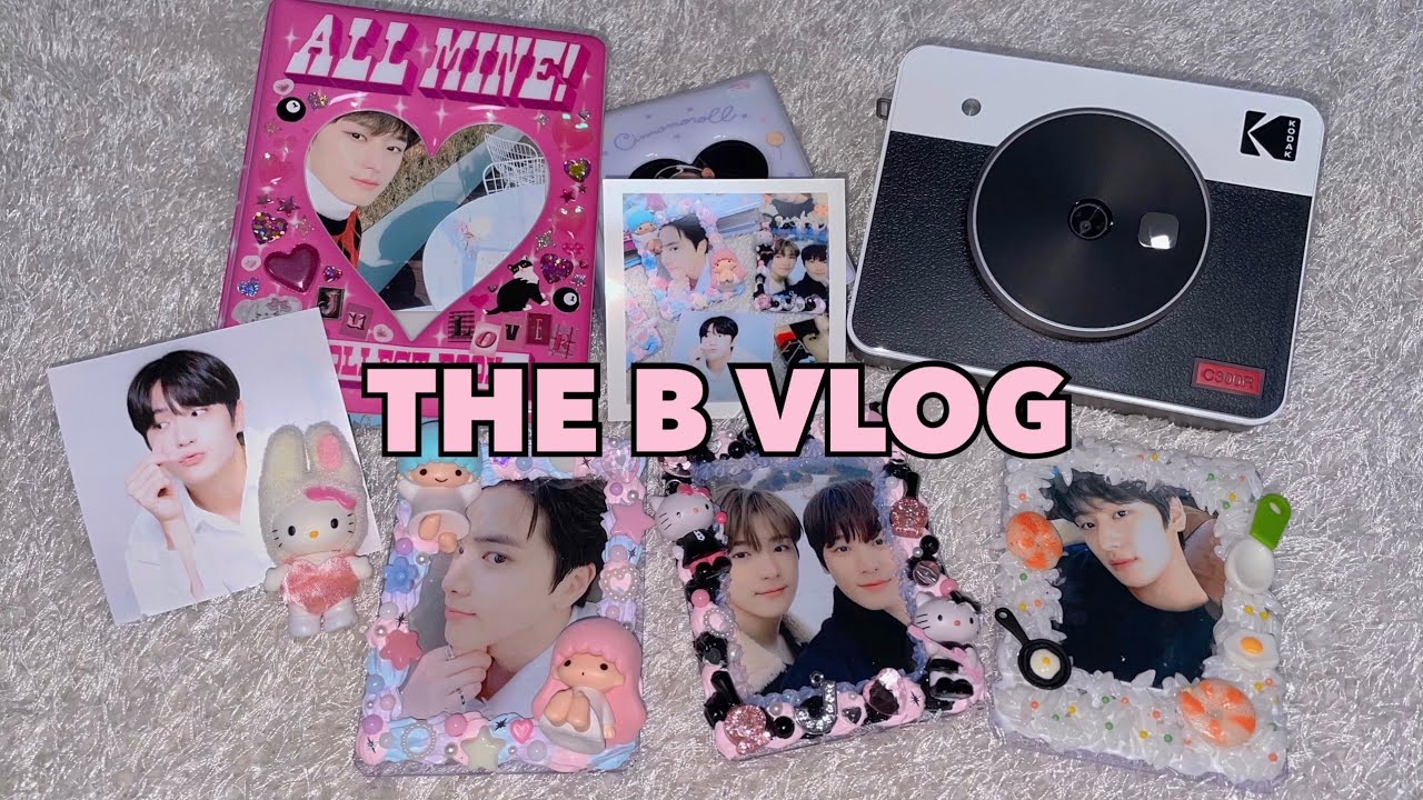[ 더비로그 ] 데코덴 탑꾸 도전기 • 더보이즈 & 산리오 탑꾸 • 코닥 미니샷3 레트로 포토 프린터  | 멈무로그 #12