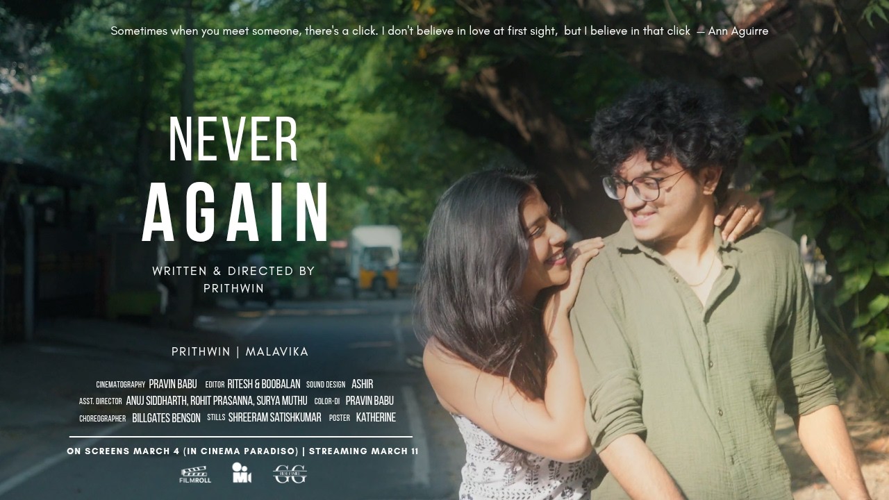 Never Again | Prithwin | Malavika | Short film 4k | Filmroll