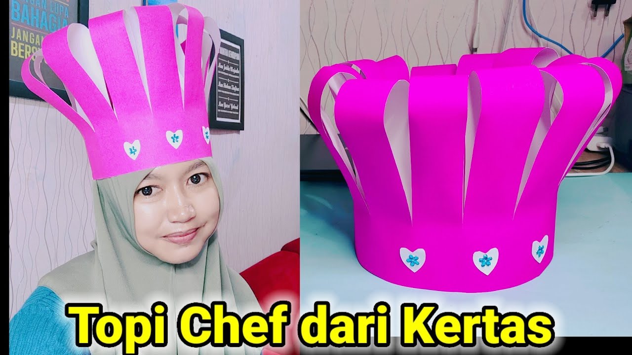 Cara Membuat Topi Chef dari Kertas