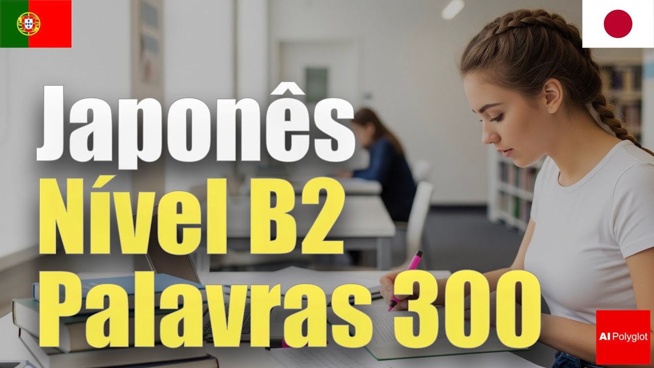 Japon&ecirc;s N&iacute;vel B2 Palavras 300 | Intermedi&aacute;rio | com hiragana