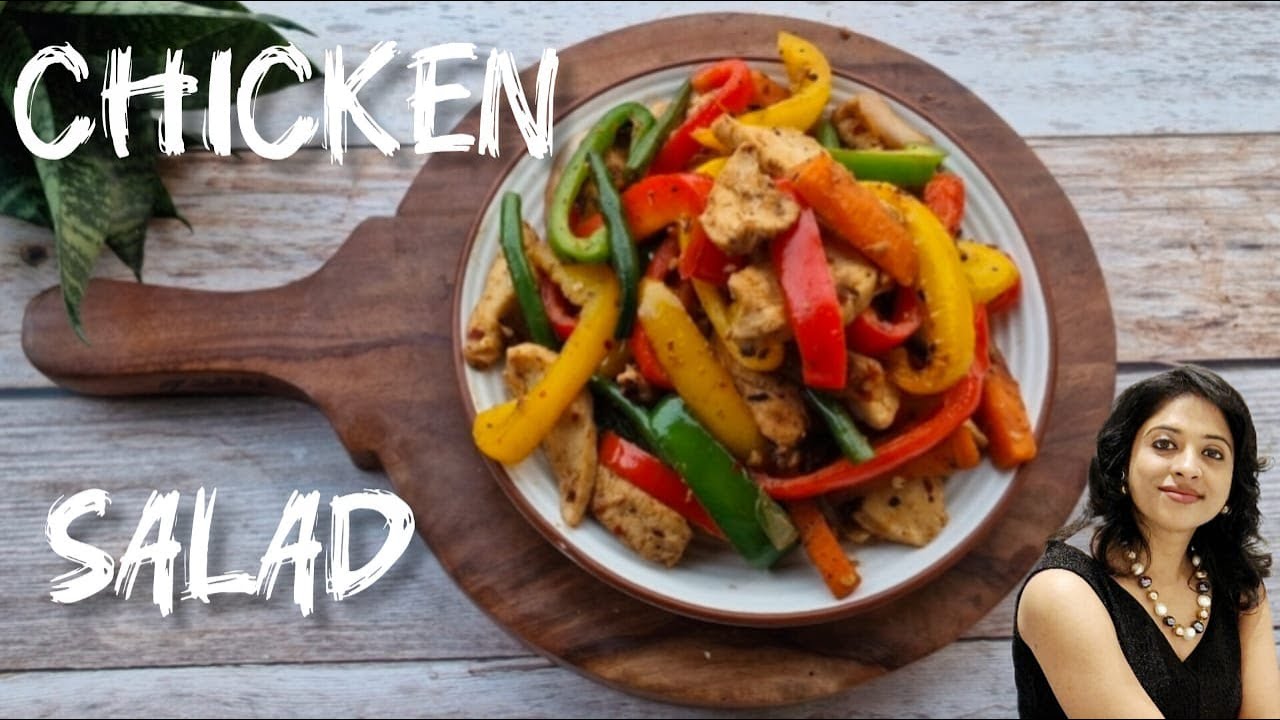 Chicken Salad | Restaurant Style Chicken Salad Recipe | Healthy diet recipe for weight loss