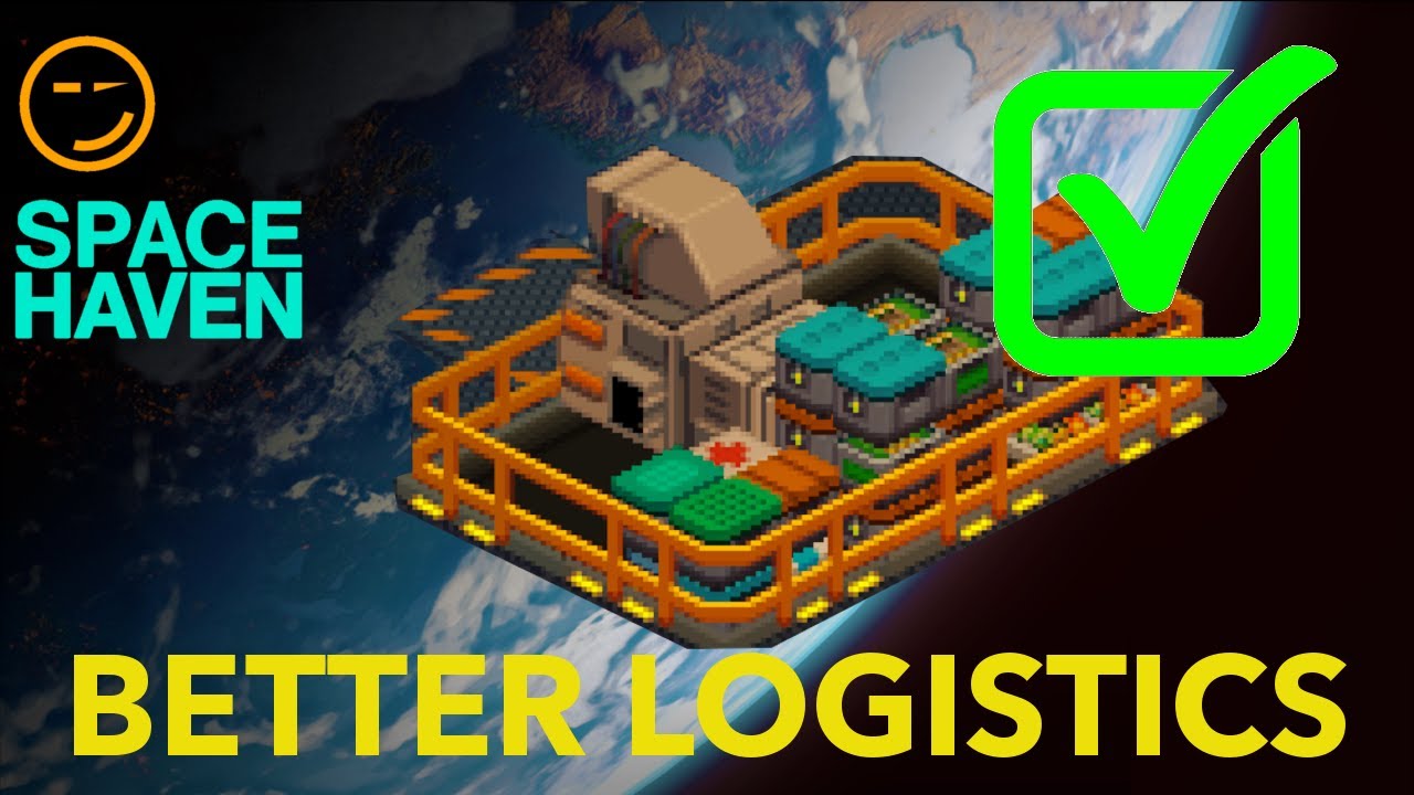 Space Haven: How to Optimize Logistics for Botany, Let's Play Ep 03 Gameplay Tutorial