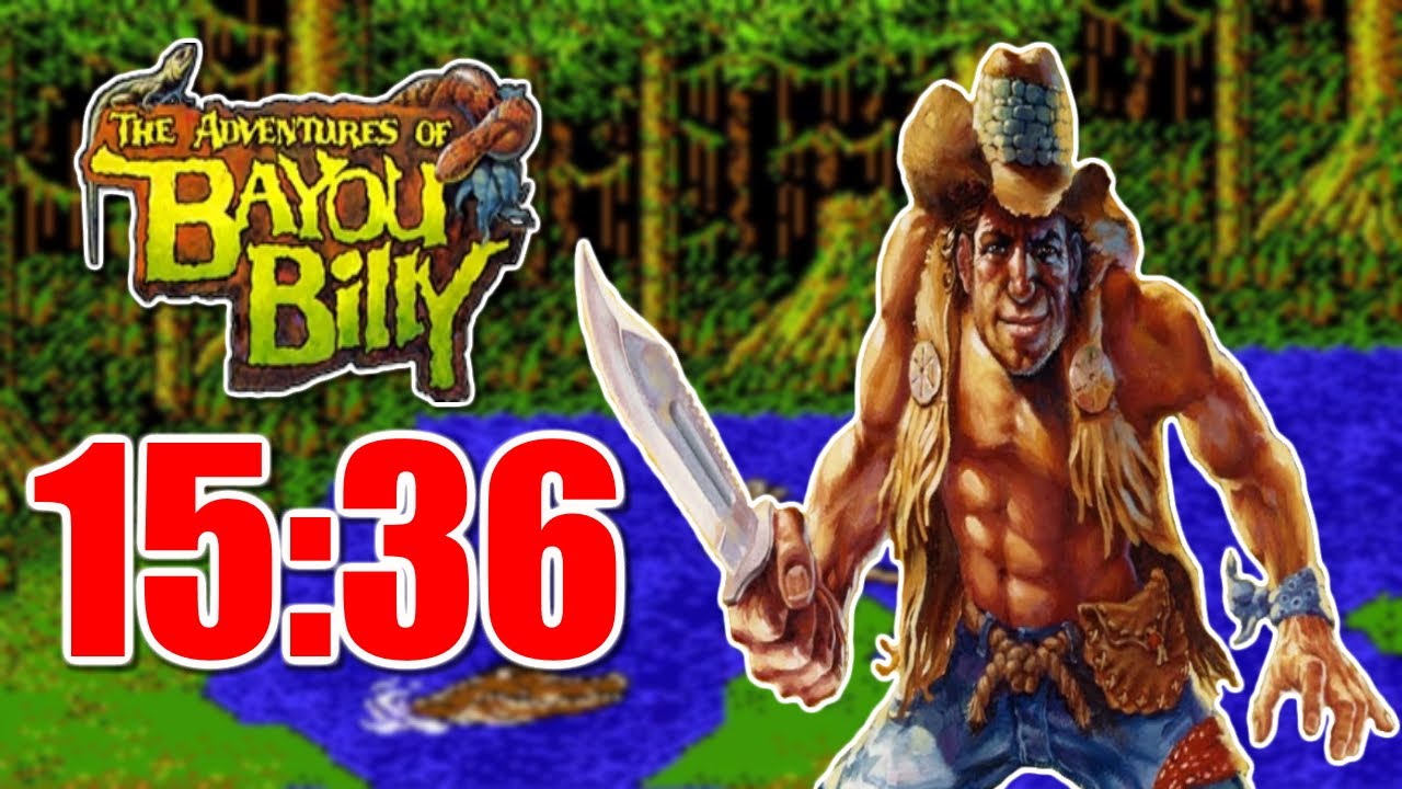 The Adventures of Bayou Billy NES Speedrun in 15:36