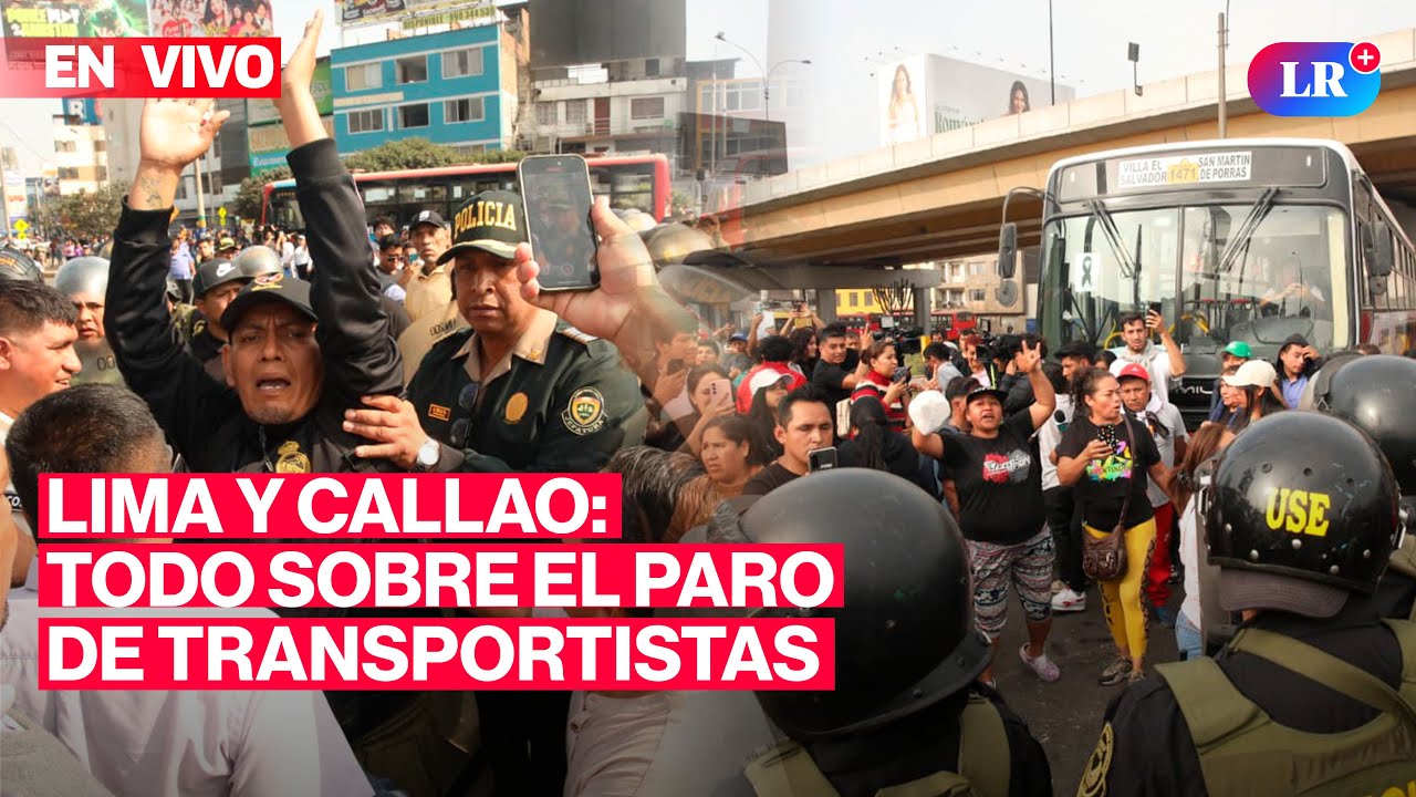 🔴 EN VIVO: así se vive el PARO DE TRANSPORTE en Lima HOY | #EnVivoLR