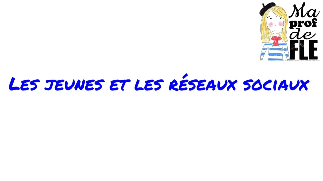 Compréhension orale: Les jeunes et les réseaux sociaux, entraînement aux DELF B1-B2