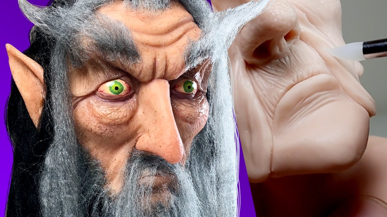 How to Make a REALISTIC Dark Wizard Mixed Media Bust - Polymer Clay Sculpture | Ace of Clay