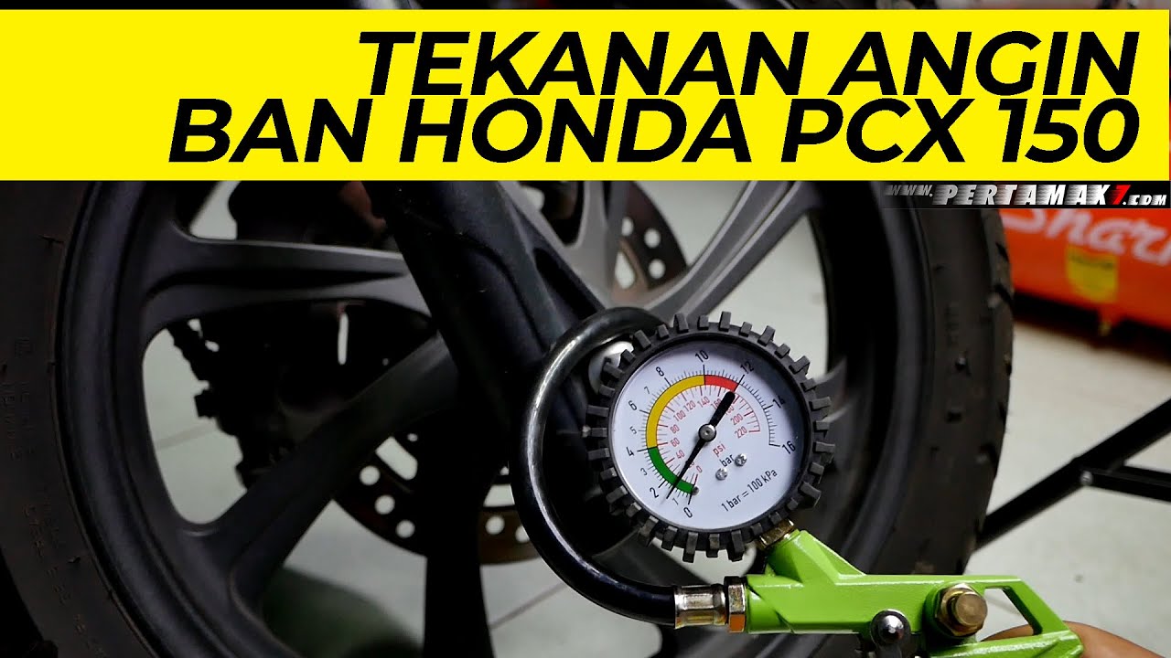CEK Tekanan Angin Ban Honda PCX 150 Cara Isi Sendiri #honda #pcx150 #hondapcx150 