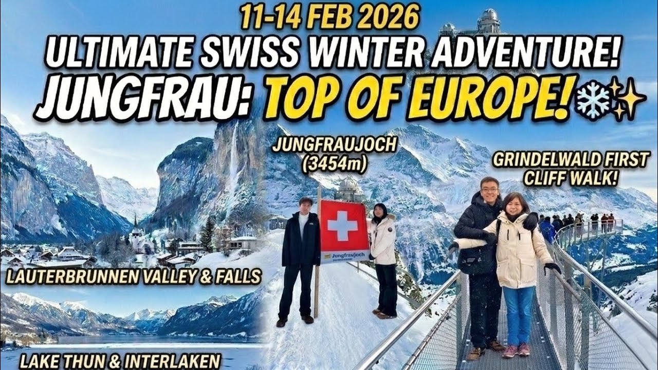 How to Spend 4 Perfect Days in the Jungfrau Region? 🇨🇭 (Unreal Views)