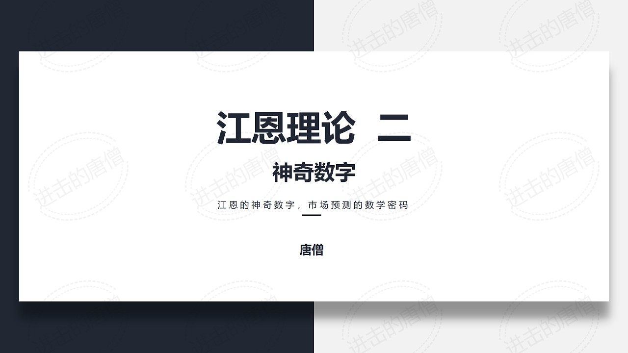 江恩理论二 江恩的神奇数字，核心逻辑，技术策略