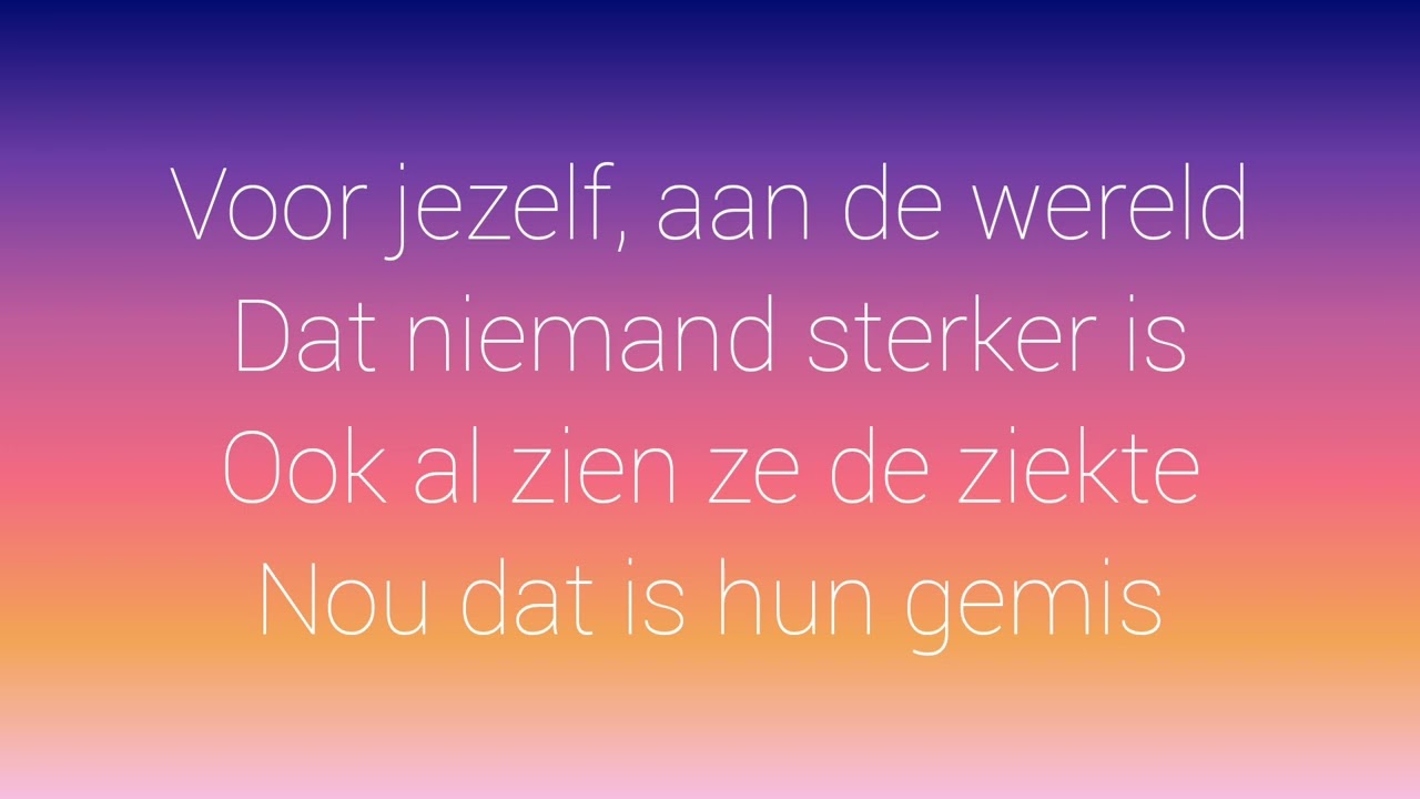 Tegen De Klippen Op | Karaoke MEAU
