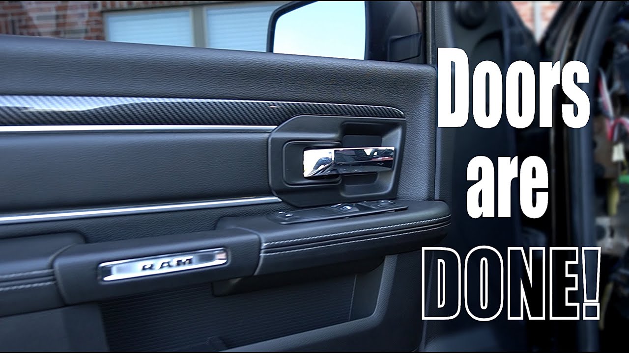 Completing DOOR panel project on the Ram! Part 2