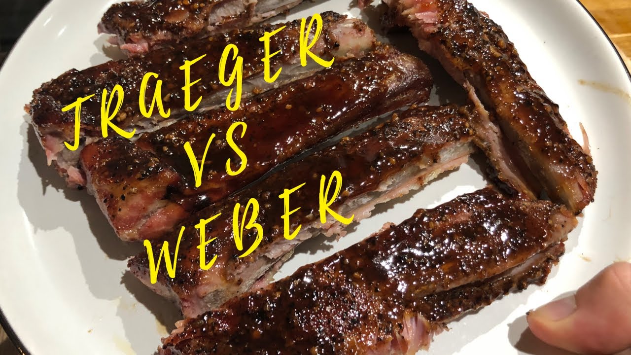 TRAGER VS WEBER - How smoke St. Louis style ribs